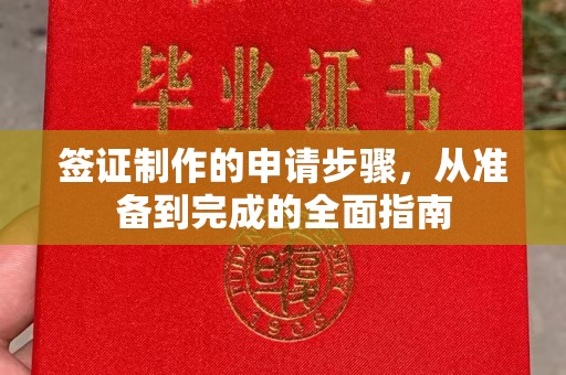 十堰签证制作的申请步骤，从准备到完成的全面指南