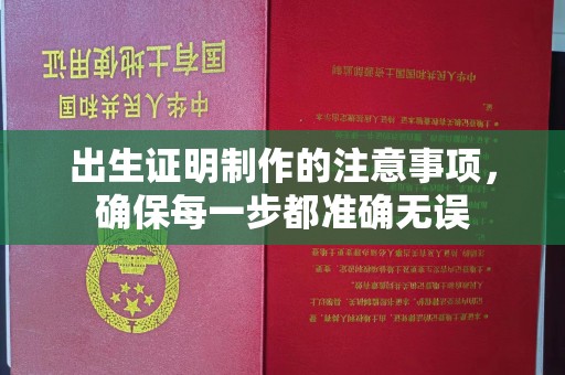 十堰出生证明制作的注意事项，确保每一步都准确无误